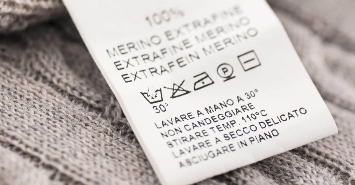 Qué significan los símbolos en las etiquetas de la ropa