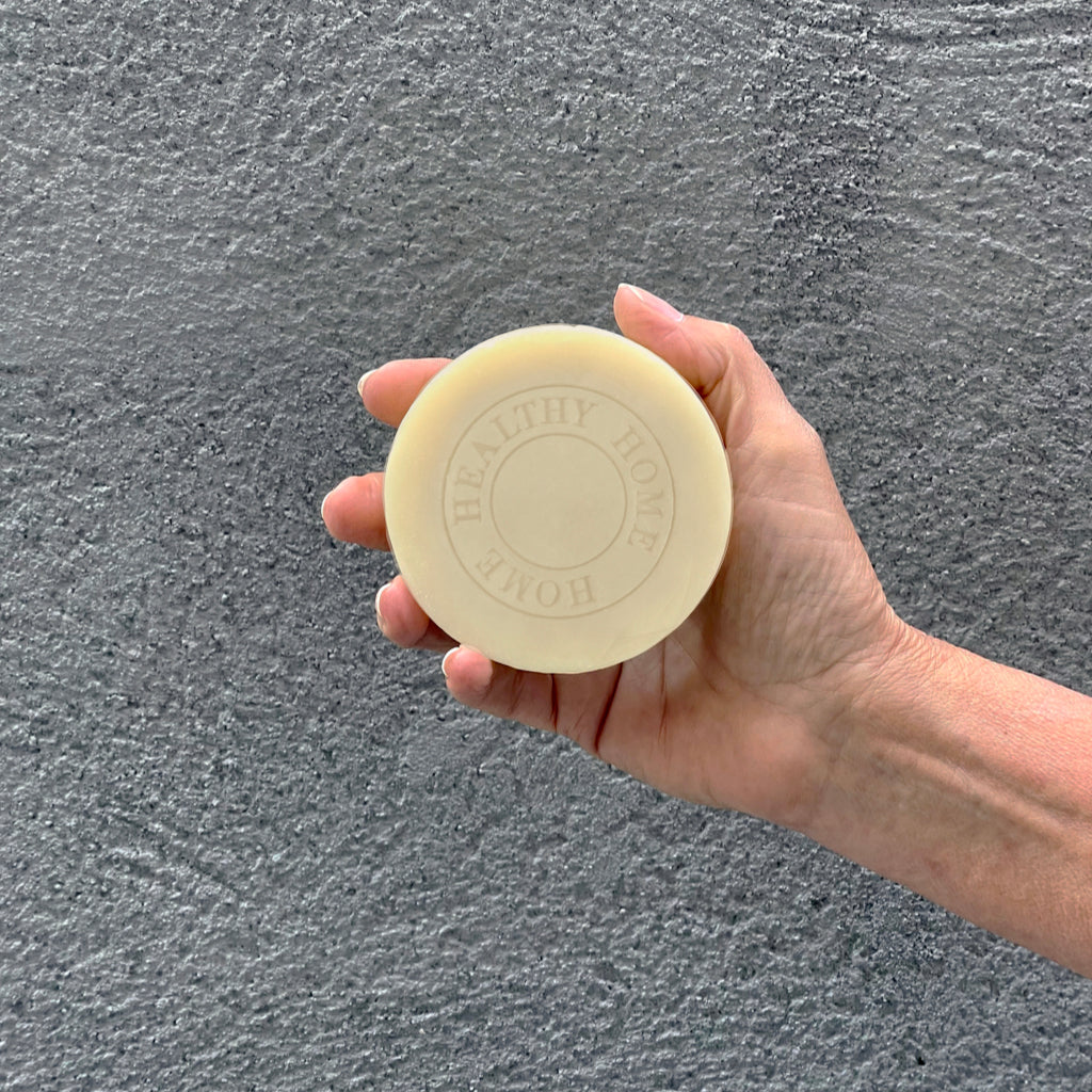 jabón en pastilla de aceite de oliva bío para pieles sensibles. Home Healthy Home