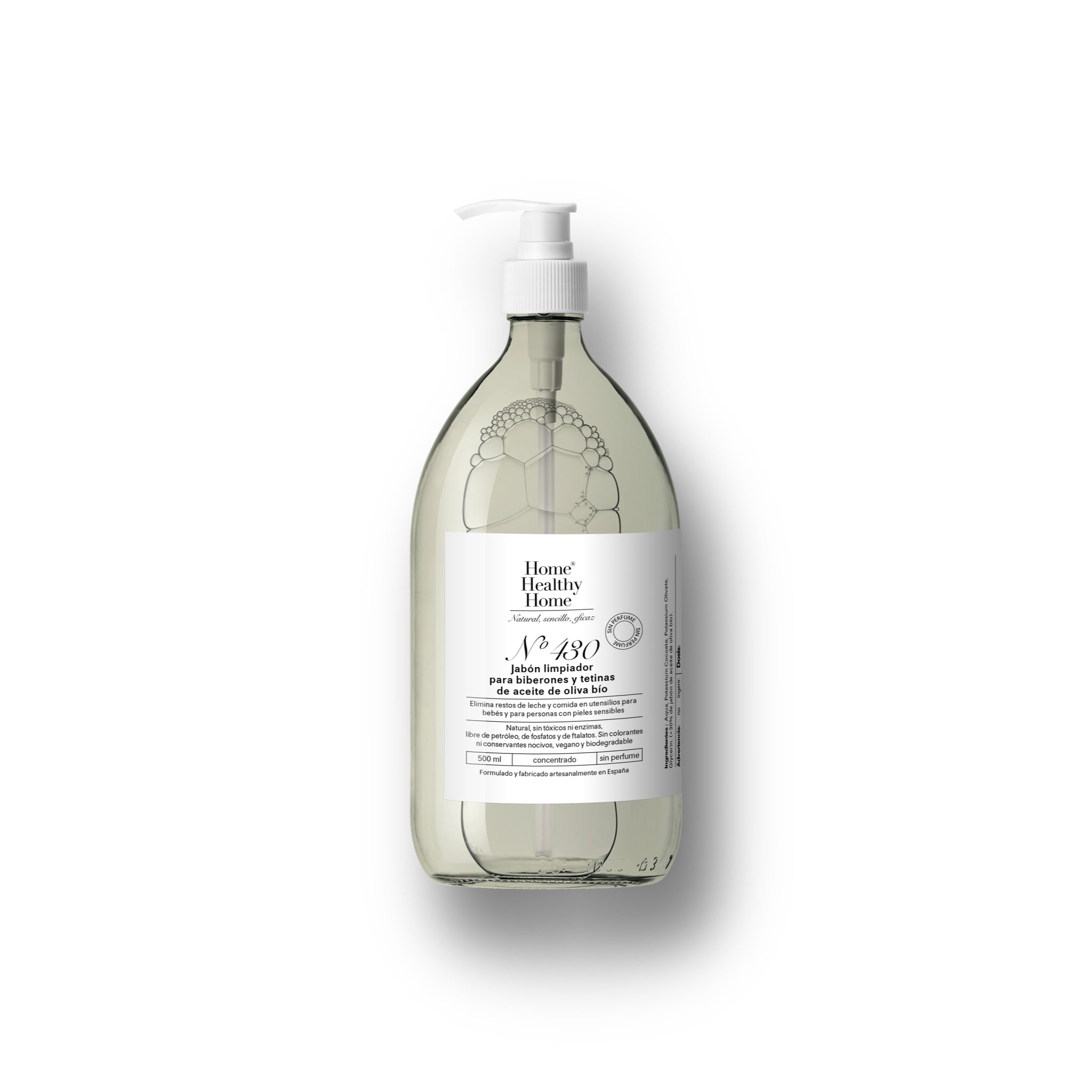 Jabón limpiador para biberones y tetinas Nº430, 500 ml