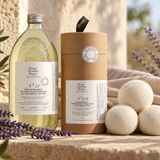 Ritual Lavanda con jabón Nº11, Oxygen Booster Nº04 y bolas de secado de lana